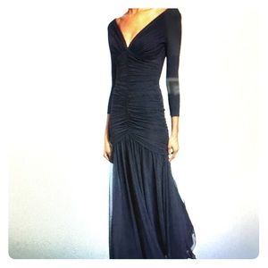 High class designer evening gown